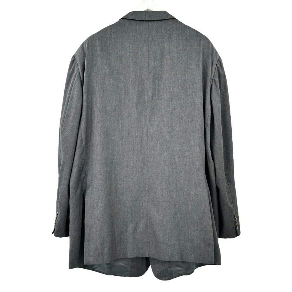 SAMUELSOHN Loro Piana Wool Super 120s Gray Classic Blazer Suit Jacket sz 54